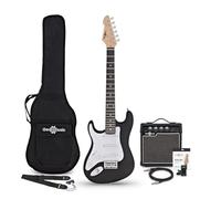 Chitarra Elettrica LA 3/4 Mancina Nera, Ampli 10W e Accessori
