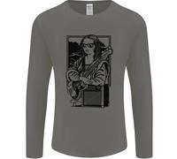 Chitarra Elettrica Mona Lisa Musica Rock Player Uomo Maniche