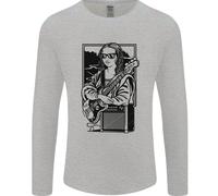 Chitarra Elettrica Mona Lisa Musica Rock Player Uomo Maniche