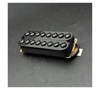 Chitarra Elettrica Nera A 8 Corde Humbucker Pickup Pole Piece Bobina Regolabile Che Si Divide Con Parti Di Chitarra Con Cavo Schermato Accessori di Ricambio per Chitarra (Color : 01_Neck)