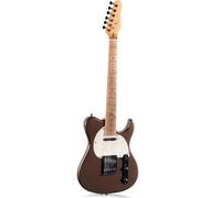 Chitarra Elettrica Per Pratica Set Chitarra Elettrica Solida Con Finitura Metallica Corpo In Pioppo E Tastiera In Acero.(Brown)