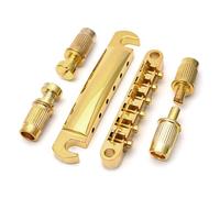 Chitarra Elettrica Ponte Diviso Superiore E Inferiore Ponte LP Ponte Fisso Nero Oro Cromato Parti di chitarra Ponte(Gold)