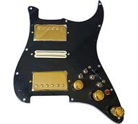 Chitarra elettrica precablata HSH Pickguard Set Interruttore multifunzione Alnico V Pickups 4 Single Cut Toggle per Fender Pickup chitarra precablati