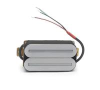 Chitarra elettrica professionale con pickup a doppia bobina color argento