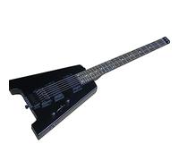 Chitarra elettrica senza testa nera a 6 corde 24 tasti con tastiera in palissandro Professionale Chitarra Elettrica Senza Testa