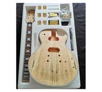 Chitarra Elettrica Set Completo Combinazione Mogano Corpo In Legno Massello Mappa Modello Macchia(C3)