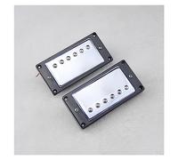 Chitarra Elettrica Silver Cover Closed Mini Alnico Magnet Humbucker Pickup Pickups Set per Chitarra Elettrica