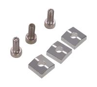 Chitarra Elettrica Tremolo Bridge String Strings Sistema Di Bloccaggio Delle Corde Blocco Dado In Metallo E Morsetto Viti Esagonali Parti Di Chitarra parti di chitarra(Silver)