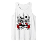 Chitarra elettrica vintage I Love Rock And Roll Retro Rock&Roll Canotta