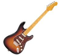 Chitarra elettrica Vintage V6 con tastiera in acero, scala da 648 mm full-size Sunburst