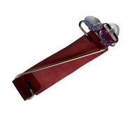 Chitarra ergonomica con tripla ventosa e tracolla in pelle per un accessorio stabile e compatto