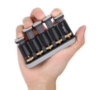 Chitarra Finger Exerciser, rafforzatore della mano Trainer Tension Exerciser Grip Strumento Musicale Accessorio per Pianoforte Chitarra (Grigio)