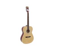 Chitarra Folk DIMAVERY AW-303 4/4 Naturale con Accessori Inclusi