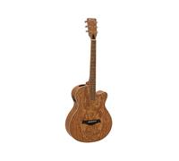 Chitarra Folk DIMAVERY SP-100 Naturale con Foro di Risonanza e Preamplificatore