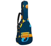 Chitarra Gig Bag Impermeabile Cerniera Morbida Chitarra Zaino, Basso Acustico & Classica Folk Chitarra Elettrica Modello Pistole Ad Acqua