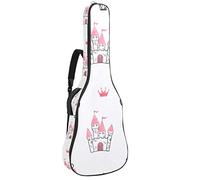 Chitarra Gig Bag Impermeabile Cerniera Morbida Chitarra Zaino, Basso Acustico & Classica Folk Chitarra Elettrica Borsa Principessa Castello Corona