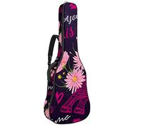 Chitarra Gig Bag Impermeabile Cerniera Morbida Chitarra Zaino, Basso Acustico & Classica Folk Chitarra Elettrica Borsa Torre Eiffel Parigi