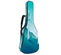 Chitarra Gig Bag Impermeabile Cerniera Morbida Chitarra Zaino, Basso Acustico & Classica Folk Chitarra Elettrica Borsa Vento Power Plant Risorse Naturali