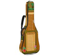 Chitarra Gig Bag Impermeabile Cerniera Morbida Chitarra Zaino Basso Acustico & Classica Folk Chitarra Elettrica Borsa Tempi Tabelle