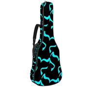 Chitarra Gig Bag Impermeabile Cerniera Morbida Chitarra Zaino, Basso Acustico & Classica Folk Chitarra Elettrica Borsa Killer Whale Orca Illustrazione