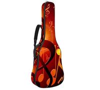 Chitarra Gig Bag Impermeabile Cerniera Morbida Chitarra Zaino, Basso Acustico & Classica Folk Chitarra Elettrica Borsa Musica Notazione