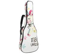 Chitarra Gig Bag Impermeabile Cerniera Morbida Chitarra Zaino Basso Acustico & Classica Folk Chitarra Elettrica Borsa Magica Unicorn-01