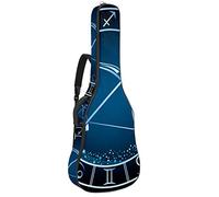 Chitarra Gig Bag Impermeabile Cerniera Morbida Chitarra Zaino Basso Acustico & Classica Folk Chitarra Elettrica Borsa Zodiaco Sagittario Costellazione