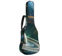 Chitarra Gig Bag Impermeabile Cerniera Morbida Chitarra Zaino, Basso Acustico & Classica Folk Chitarra Elettrica Pianeti Spazio Universo