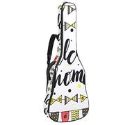 Chitarra Gig Bag Impermeabile Cerniera Morbida Chitarra Zaino, Basso Acustico & Classica Folk Chitarra Elettrica Borsa Benvenuti A Casa