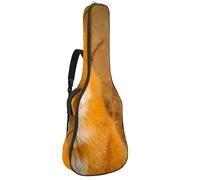 Chitarra Gig Bag Impermeabile Cerniera Morbida Chitarra Zaino, Basso Acustico & Classica Folk Chitarra Elettrica Bag Fox Closeup Natura