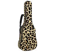 Chitarra Gig Bag Impermeabile Cerniera Morbida Chitarra Zaino, Basso Acustico & Classica Folk Chitarra Elettrica Modello Leopardo Sexy Wild Power