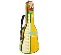 Chitarra Gig Bag Impermeabile Cerniera Morbida Chitarra Zaino, Basso Acustico & Classica Folk Chitarra Elettrica Borsa Tempi Tabelle Moltiplicazione