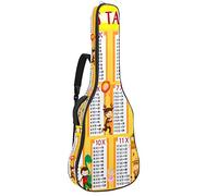 Chitarra Gig Bag Impermeabile Cerniera Morbida Chitarra Zaino, Basso Acustico & Classica Folk Chitarra Elettrica Borsa Tempi Tabelle Con Bambini