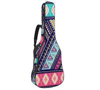 Chitarra Gig Bag Impermeabile Cerniera Morbida Chitarra Zaino, Basso Acustico & Classica Folk Chitarra Elettrica Borsa Indian Mandala