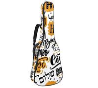 Chitarra Gig Bag Impermeabile Cerniera Morbida Chitarra Zaino, Basso Acustico & Classica Folk Chitarra Elettrica Borsa Ciao In Diverse Lingue