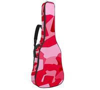 Chitarra Gig Bag Impermeabile Cerniera Morbida Chitarra Zaino, Basso Acustico & Classica Folk Chitarra Elettrica Borsa Rosa Camo Militare