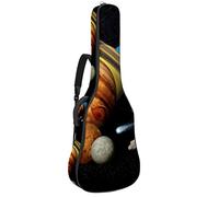 Chitarra Gig Bag Impermeabile Cerniera Morbida Chitarra Zaino, Basso Acustico & Classica Folk Chitarra Elettrica Pianeti Giove Terra Saturno