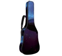 Chitarra Gig Bag Impermeabile Cerniera Morbida Chitarra Zaino, Basso Acustico & Classica Folk Chitarra Elettrica Borsa Fantasy Aereo Cosmos