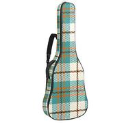 Chitarra Gig Bag Impermeabile Cerniera Morbida Chitarra Zaino, Basso Acustico & Classica Folk Chitarra Elettrica Borsa Lago Blu Twill Gird