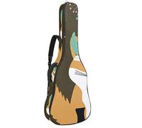 Chitarra Gig Bag impermeabile cerniera morbida chitarra zaino basso acustico & classico folk chitarra elettrica borsa carino Fox