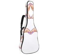 Chitarra Gig Bag impermeabile cerniera morbida chitarra zaino basso acustico & classico folk chitarra elettrica borsa a forma di cuore