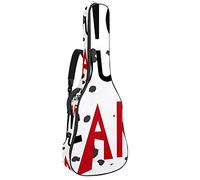 Chitarra Gig Bag impermeabile cerniera morbida chitarra zaino basso acustico & classico folk chitarra elettrica borsa seguire il vostro cuore lettera modello