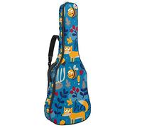 Chitarra Gig Bag impermeabile cerniera morbida chitarra zaino, basso acustico & classico folk chitarra elettrica Bag Fox Deer