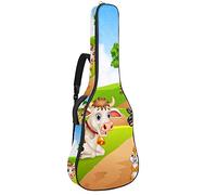 Chitarra Gig Bag Impermeabile Cerniera Morbida Chitarra Zaino per Basso Acustico & Classica Folk Chitarra Elettrica Caso Animal Farm Selfie