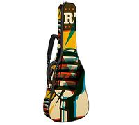 Chitarra Gig Bag Impermeabile Cerniera Morbida Chitarra Zaino per Basso Acustico & Classica Folk Chitarra Elettrica Caso Musica Festa Retro
