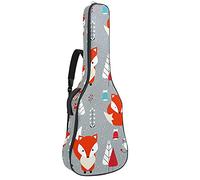 Chitarra Gig Bag impermeabile cerniera morbida chitarra zaino per basso acustico & classico folk chitarra elettrica caso grigio animale