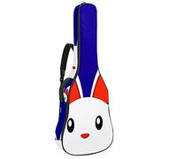 Chitarra Gig Bag impermeabile cerniera morbida chitarra zaino per basso acustico & classico folk chitarra elettrica caso blu coniglio