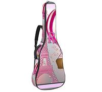 Chitarra Gig Bag Impermeabile Cerniera Soft Chitarra Zaino, Basso Acustico & Classico Folk Chitarra Elettrica Borsa Francia Poster
