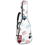 Chitarra Gig Bag impermeabile con cerniera morbida zaino per chitarra acustica e classica folk chitarra elettrica caso bip bus e auto modello