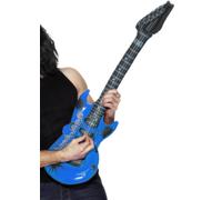 Chitarra Gonfiabile 99Cm Rock Star Rocker Accessorio Per Costume